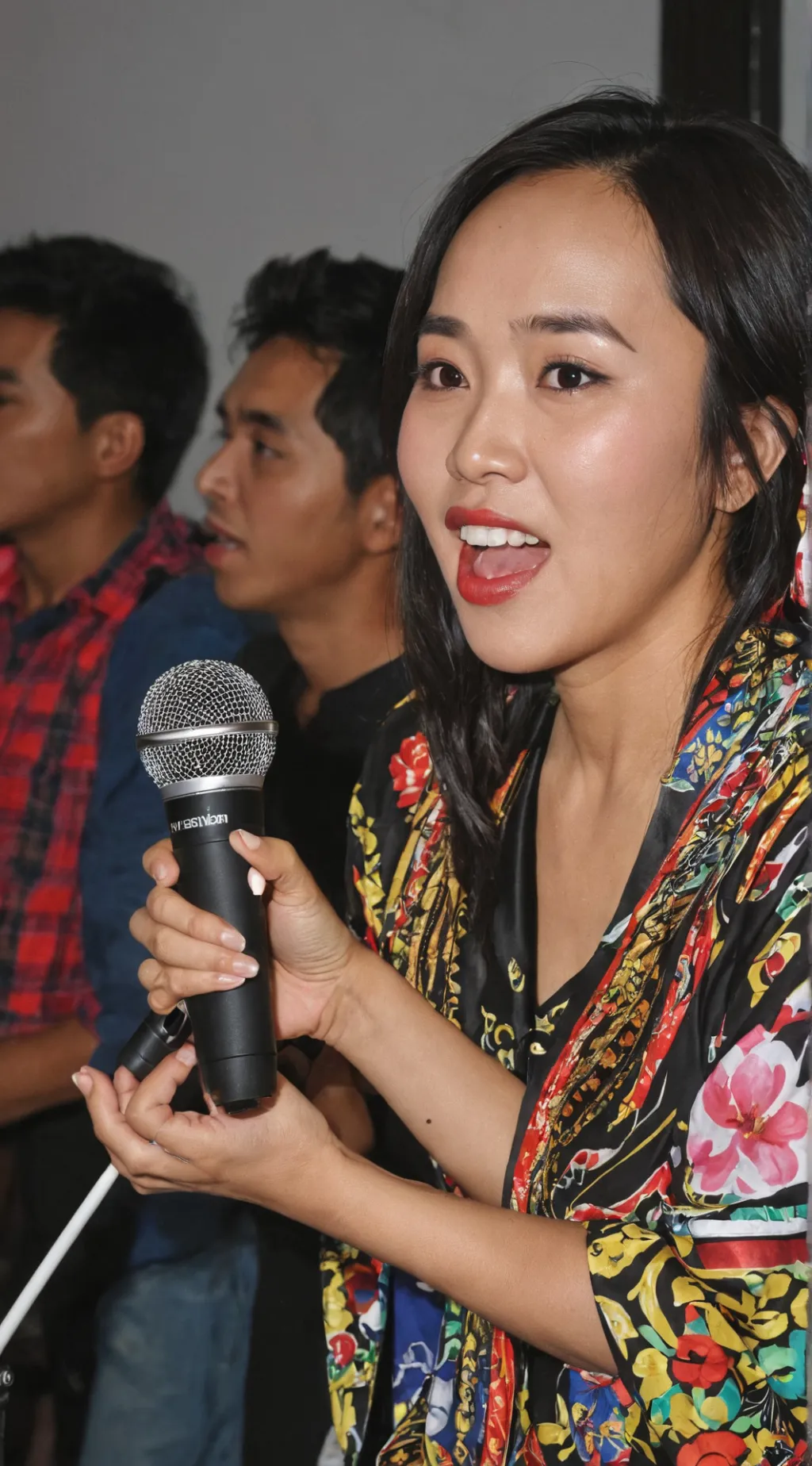 ai character: Bu Wkwkwk background