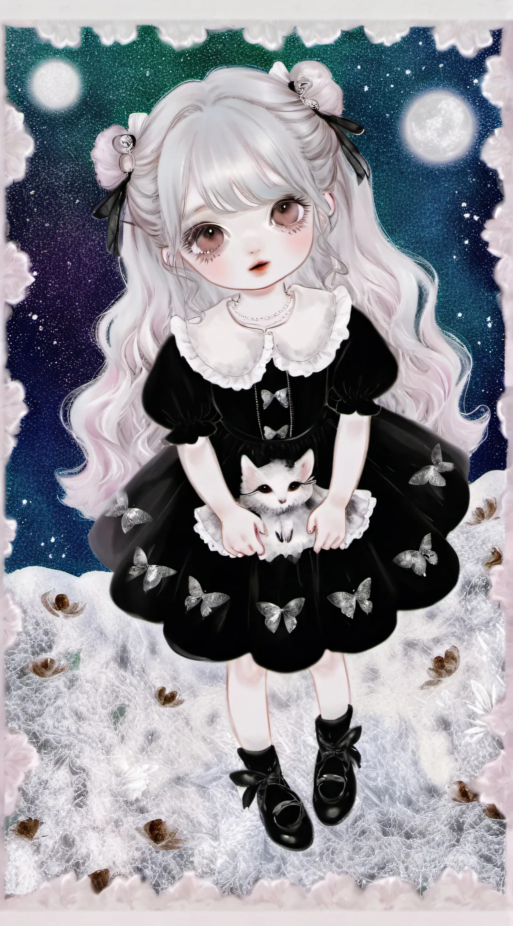 ai character: lily background