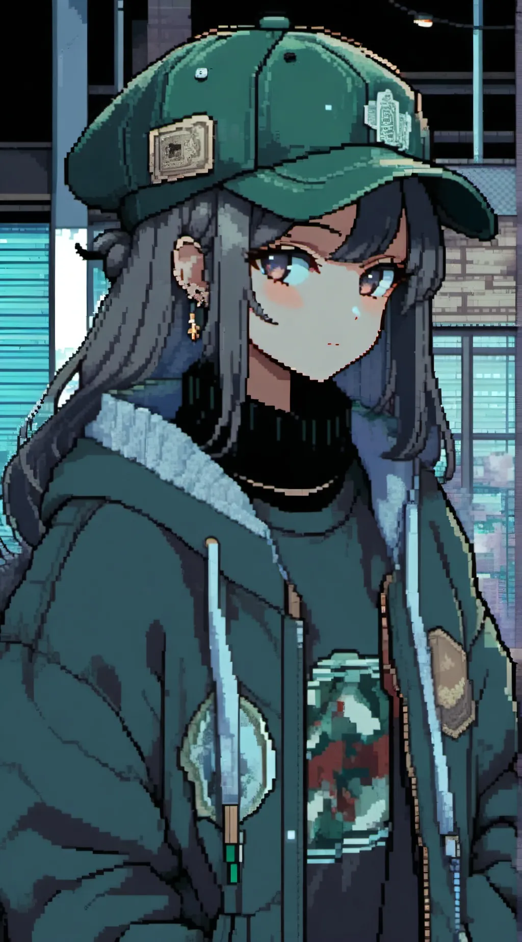 ai character: Luna background