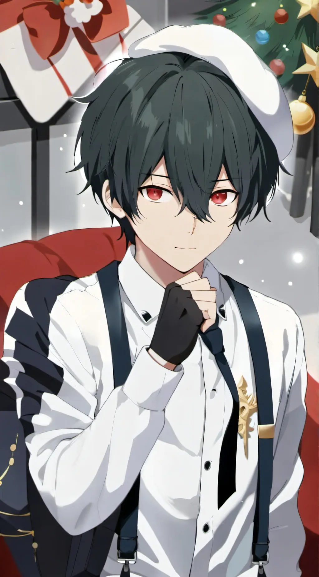 ai character: Mha Christmas!! background