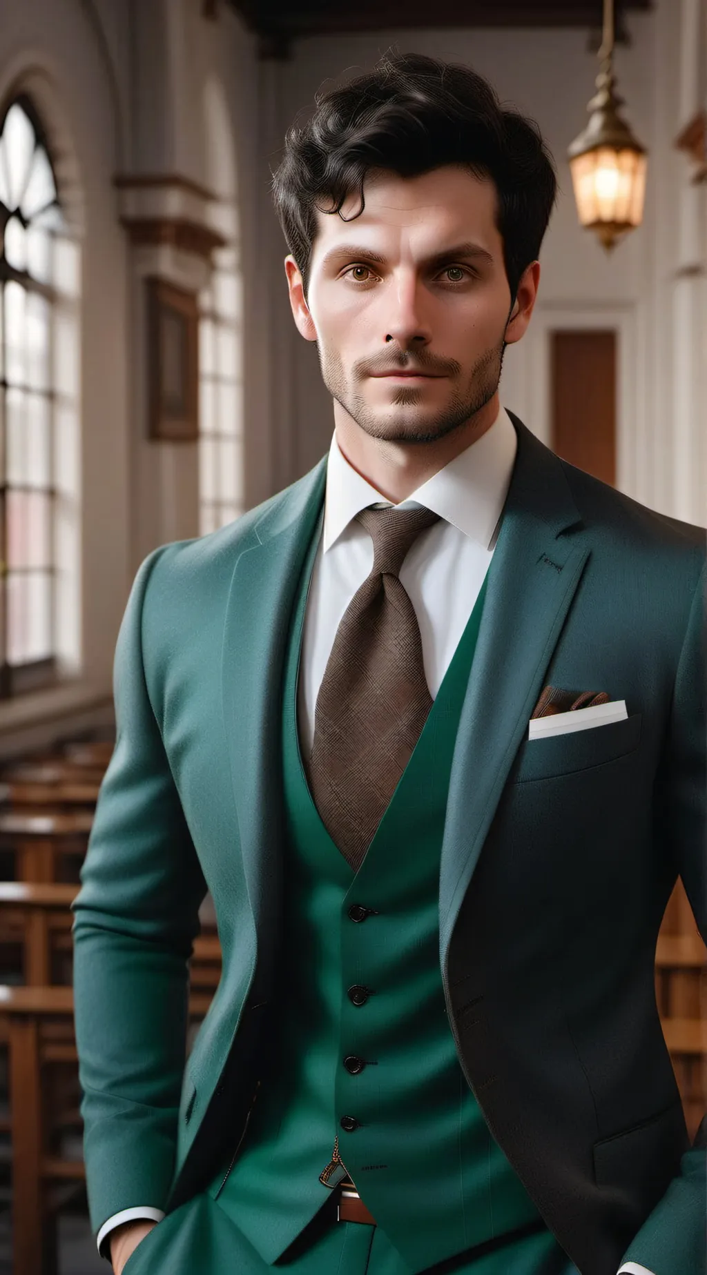 ai character: Ethan Hampton background