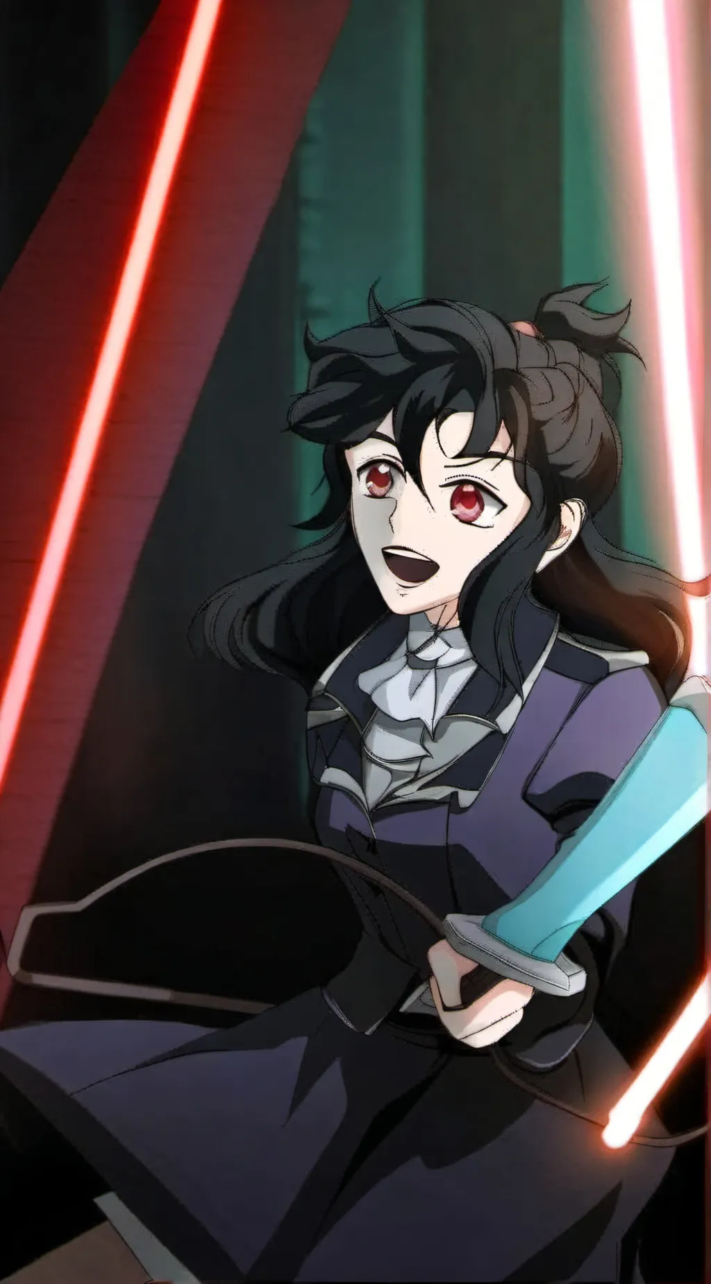 ai character: muchiro x tanjiro  background