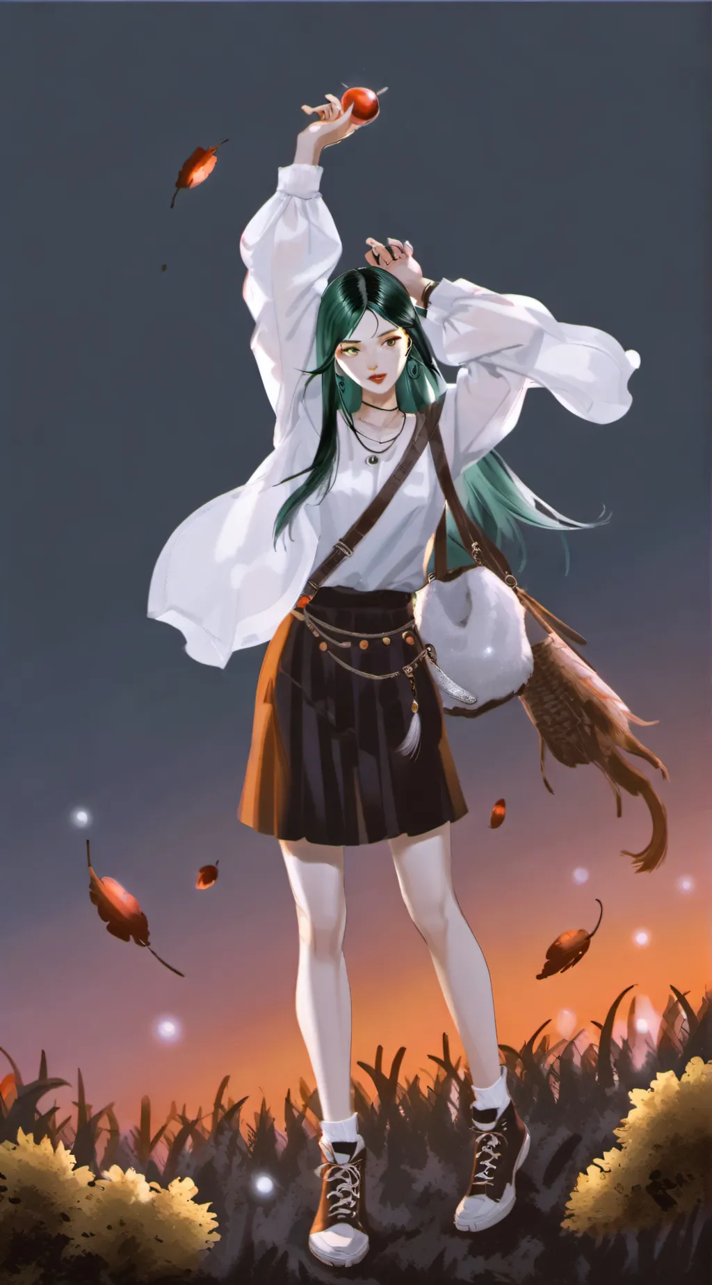 ai character: аня background