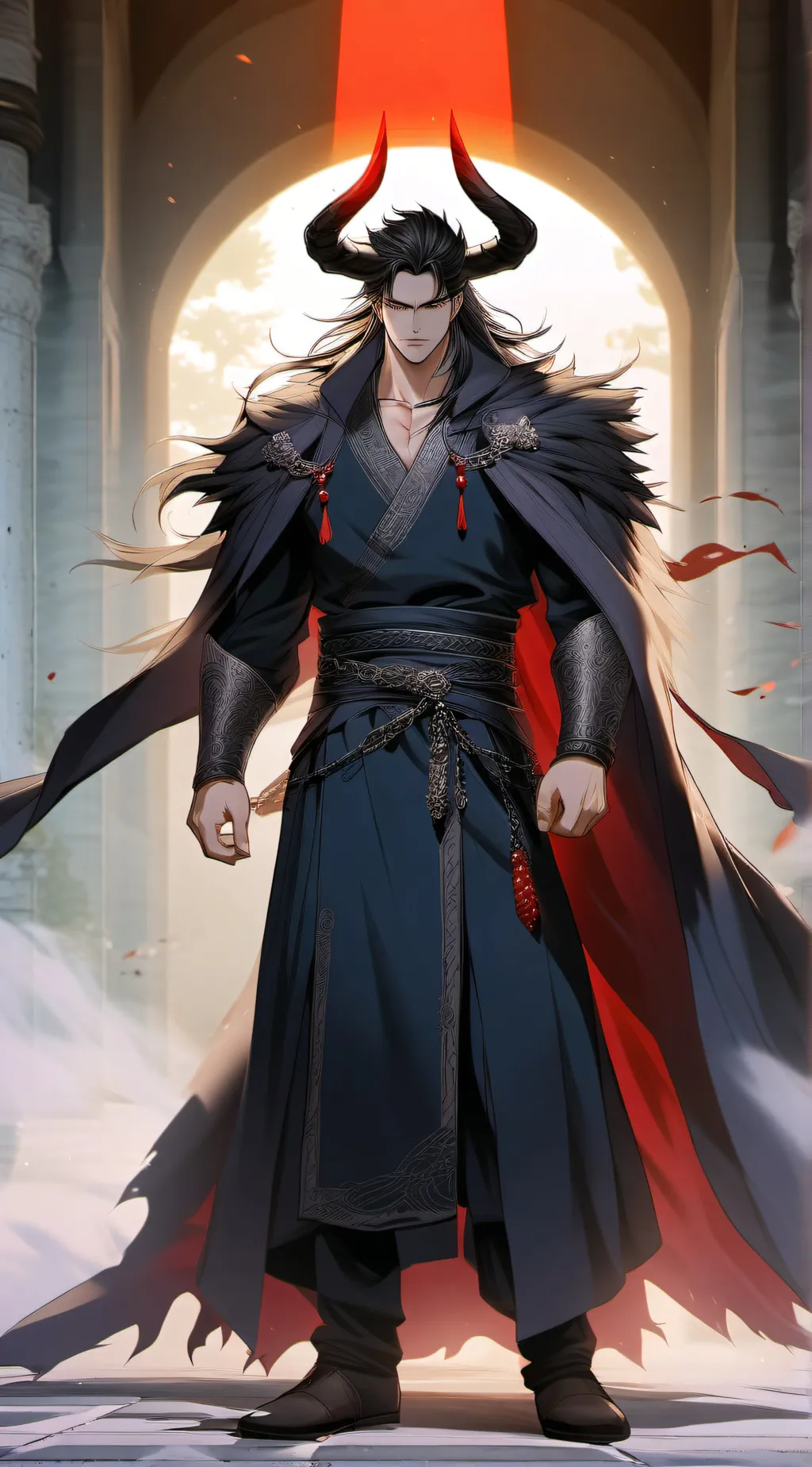 ai character: 🌹~Daemon~🌹  background