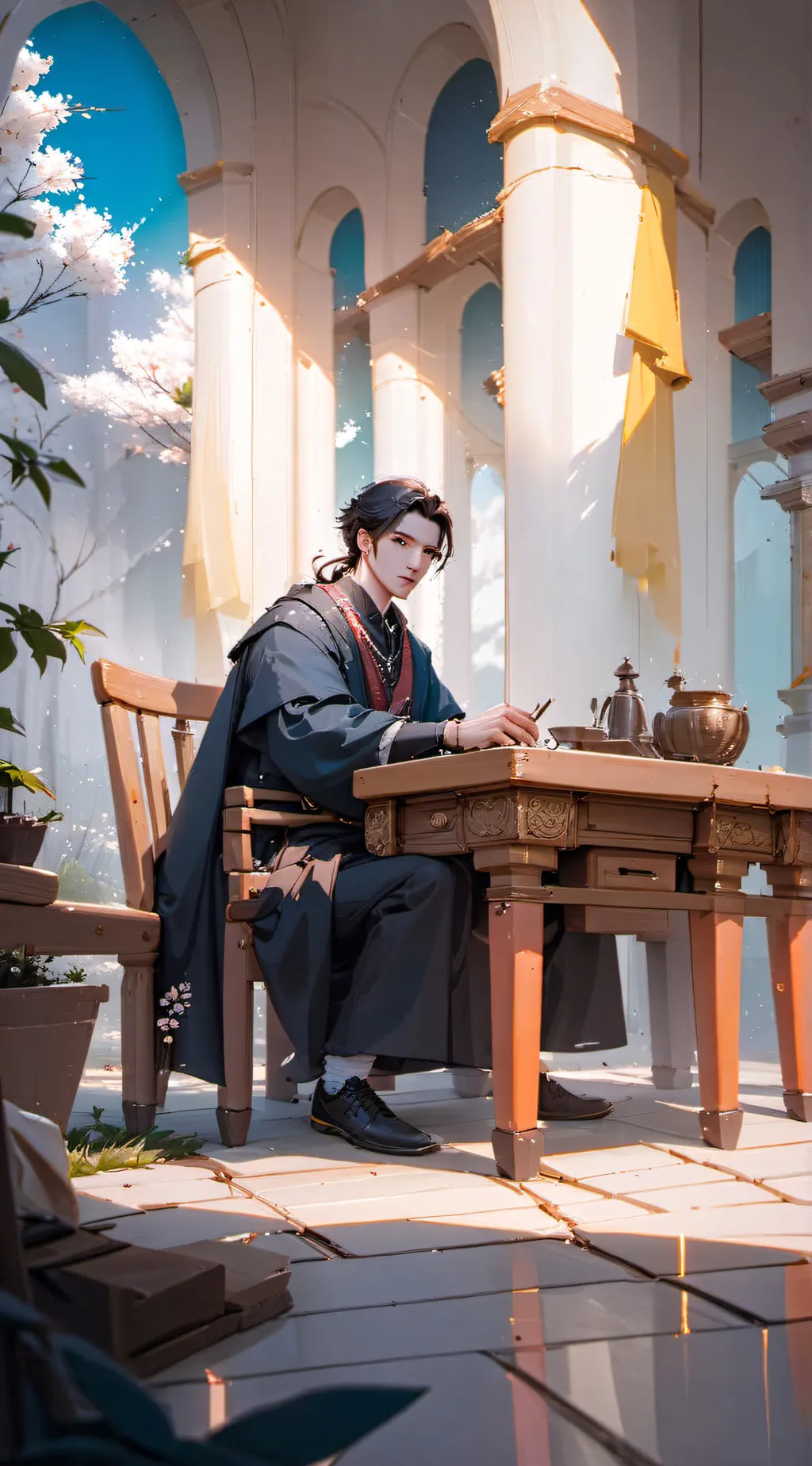 ai character: pedro background