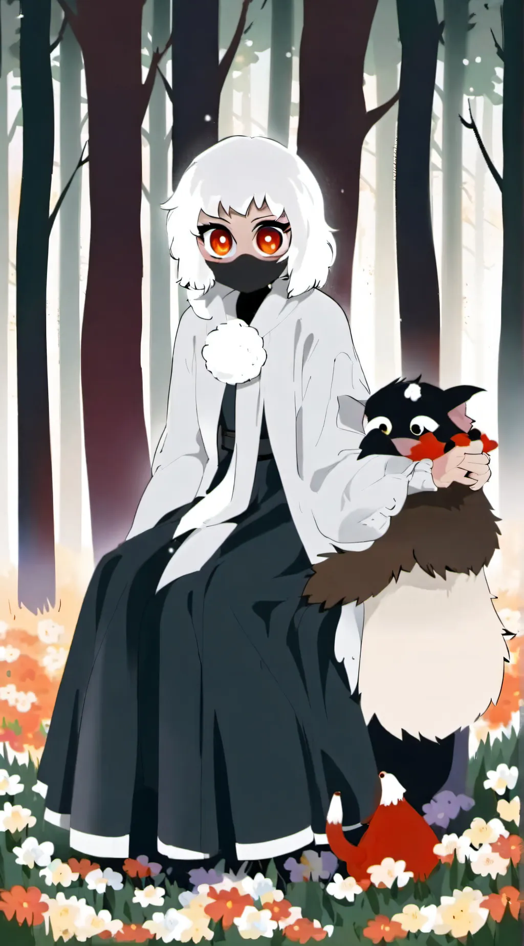 ai character: all girl school background