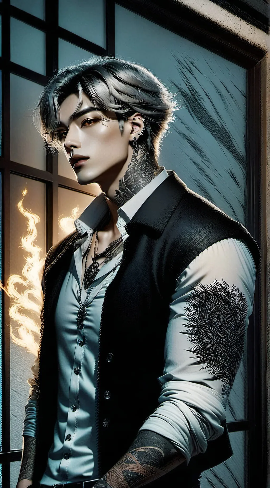 ai character: Zeke background