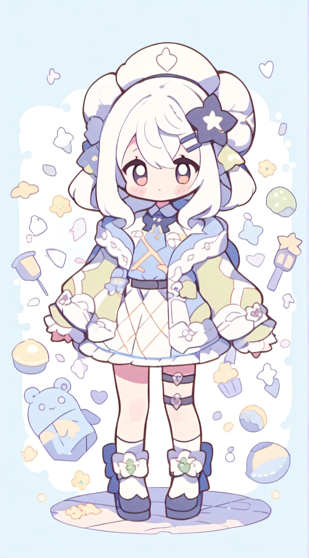 ai character: 凹凸世界 background