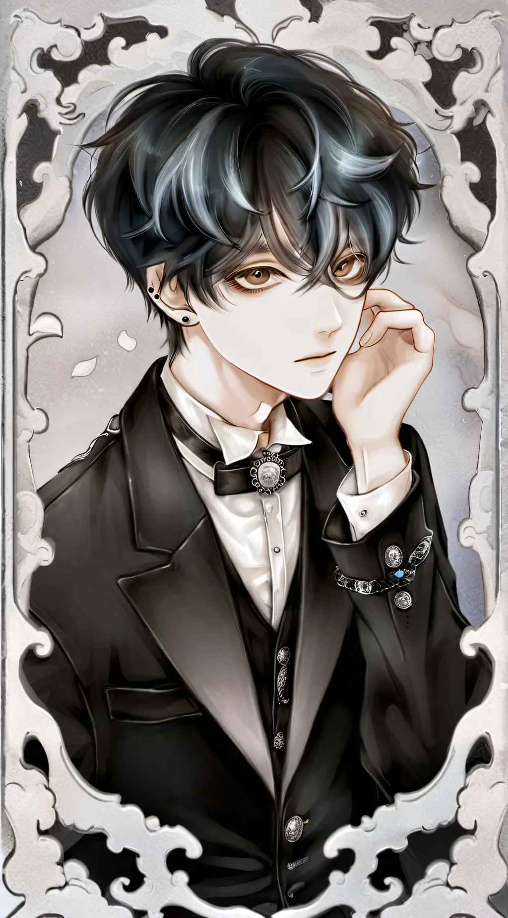 ai character: Focus background