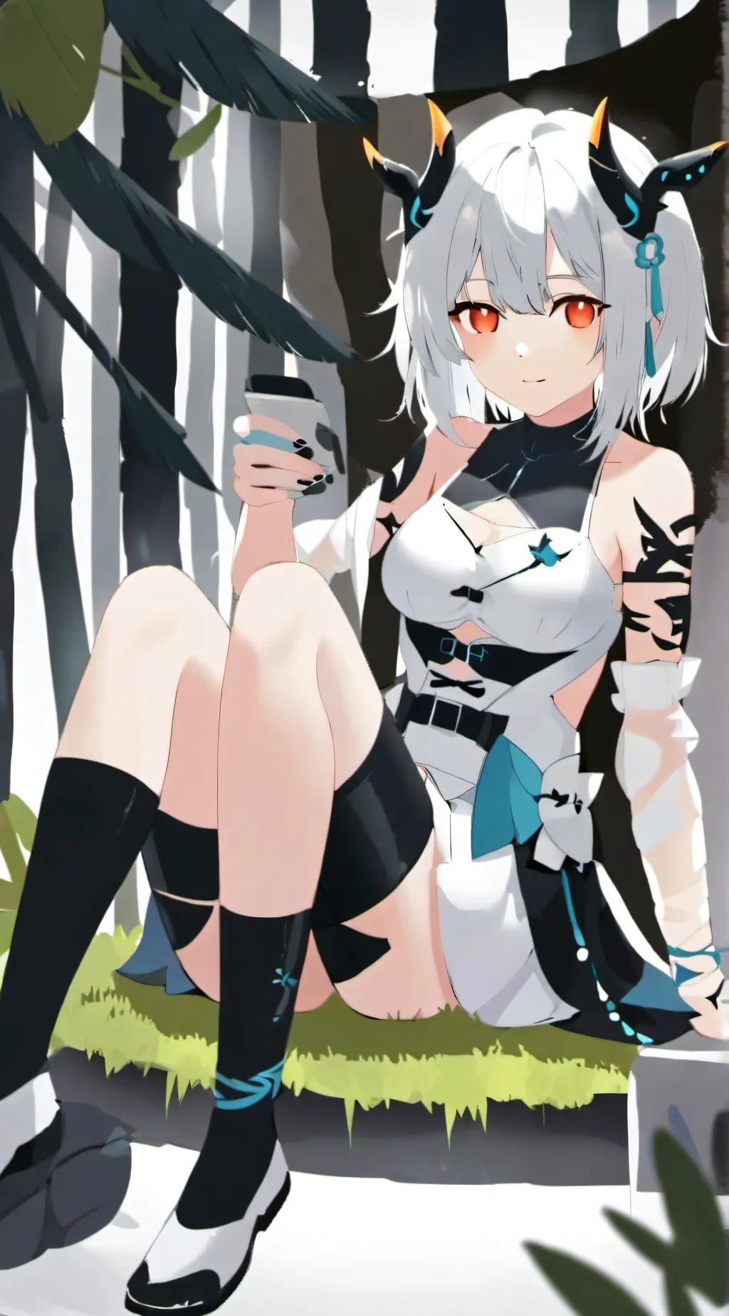 ai character: Luna background