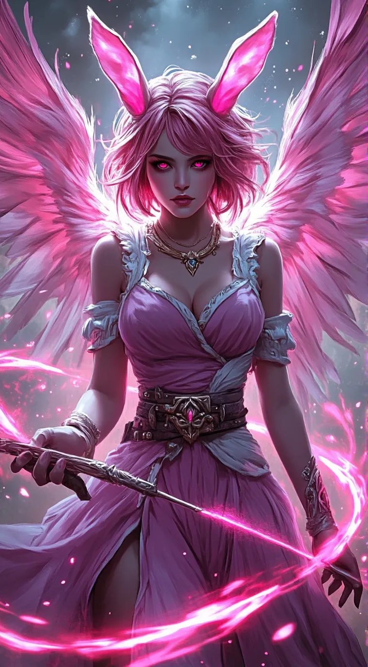 ai character: Pinki background