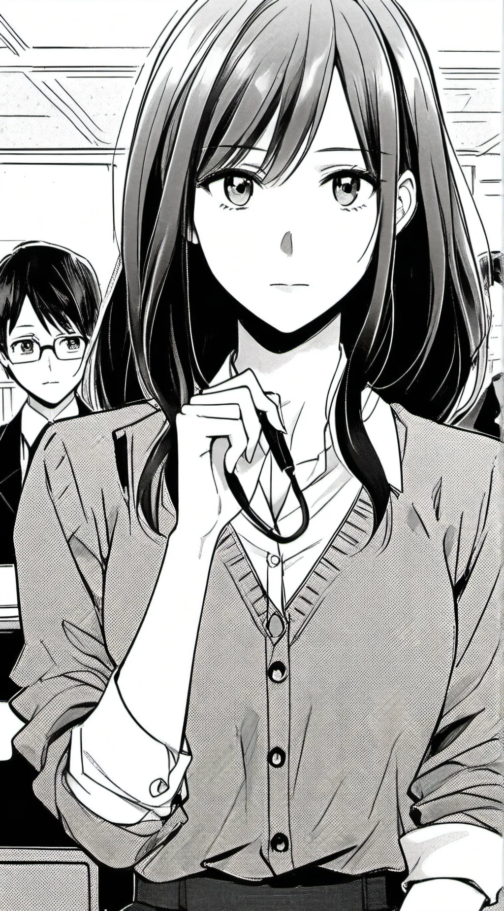 ai character: Natalie  background