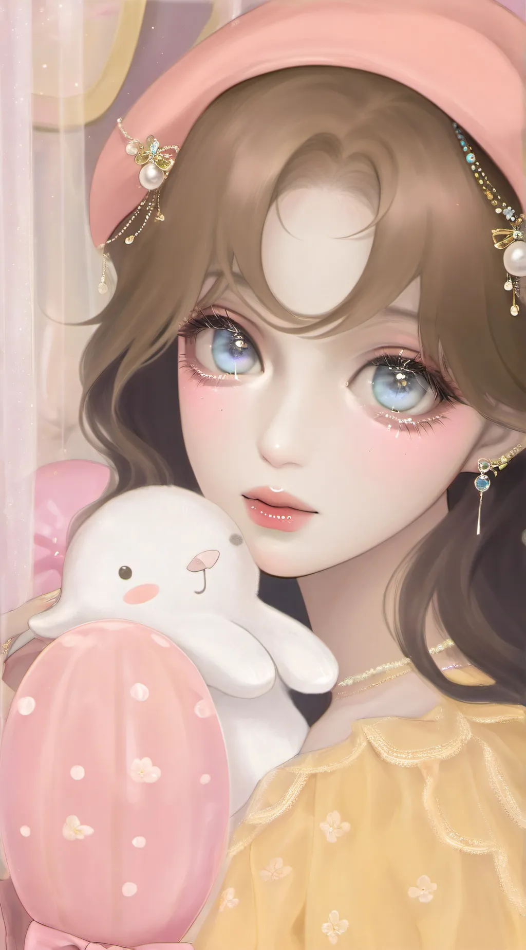 ai character: Sakura background