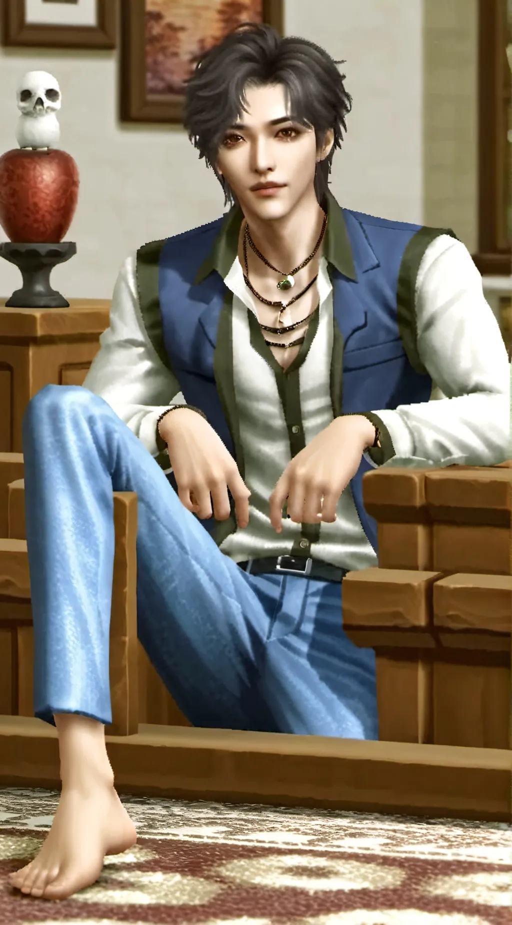 ai character: Griffin background