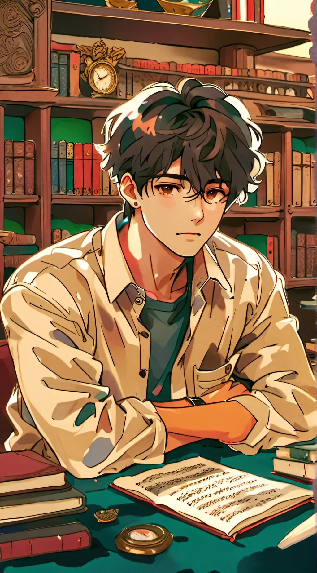 ai character: Luan Lucio Belo background