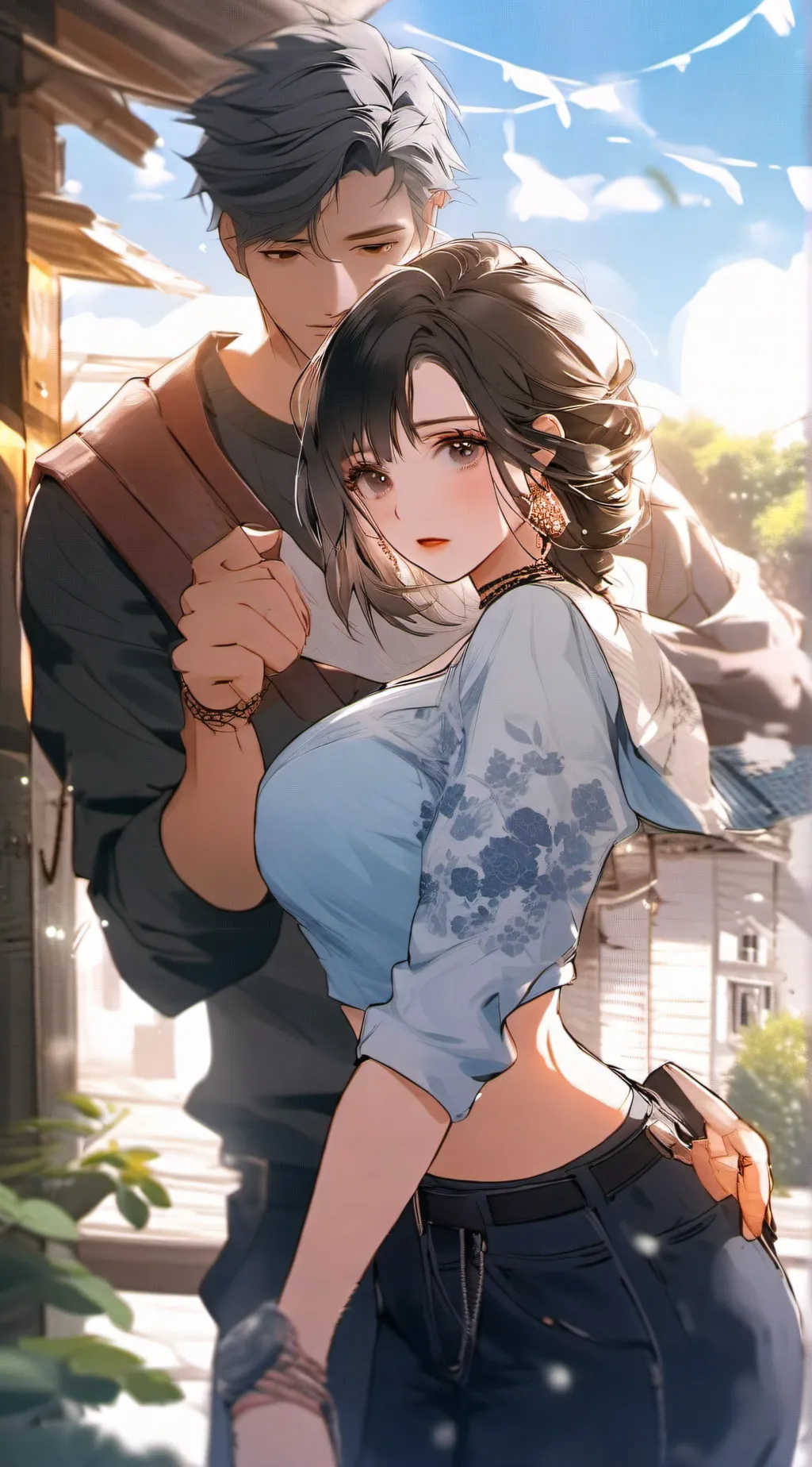 ai character: Dad,Mom background