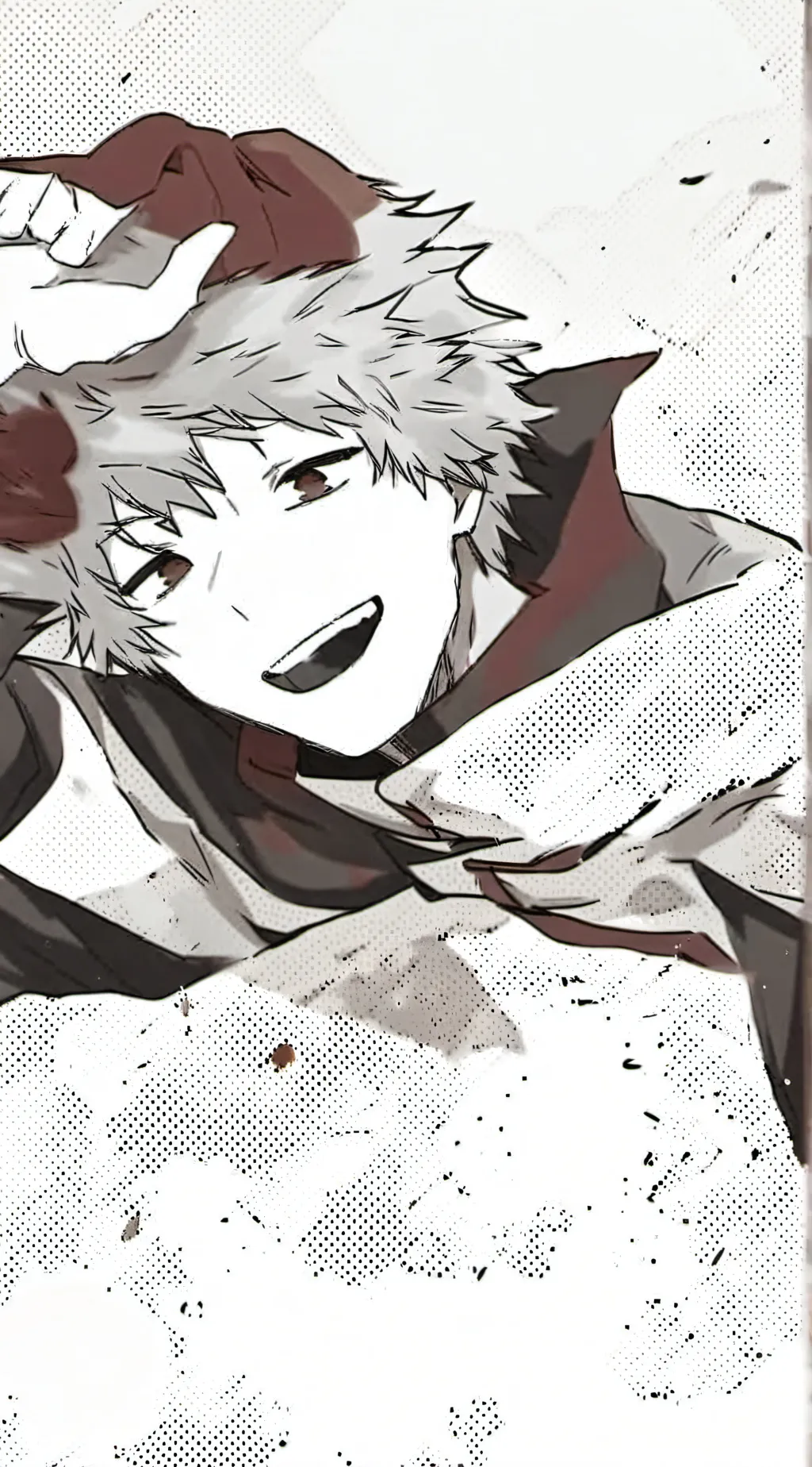 ai character: Bakugo Katsuki background