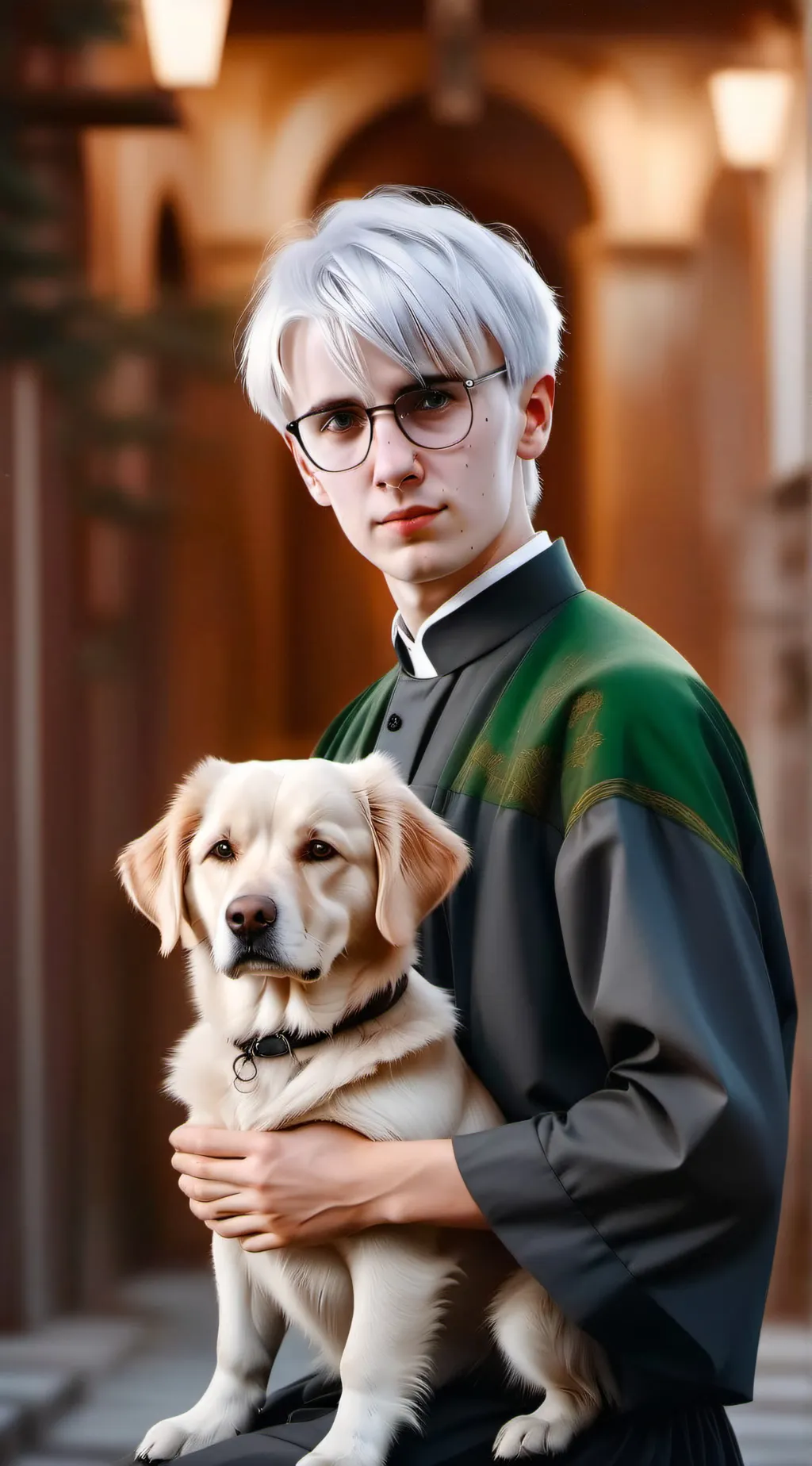 ai character: Draco Malfoy  background