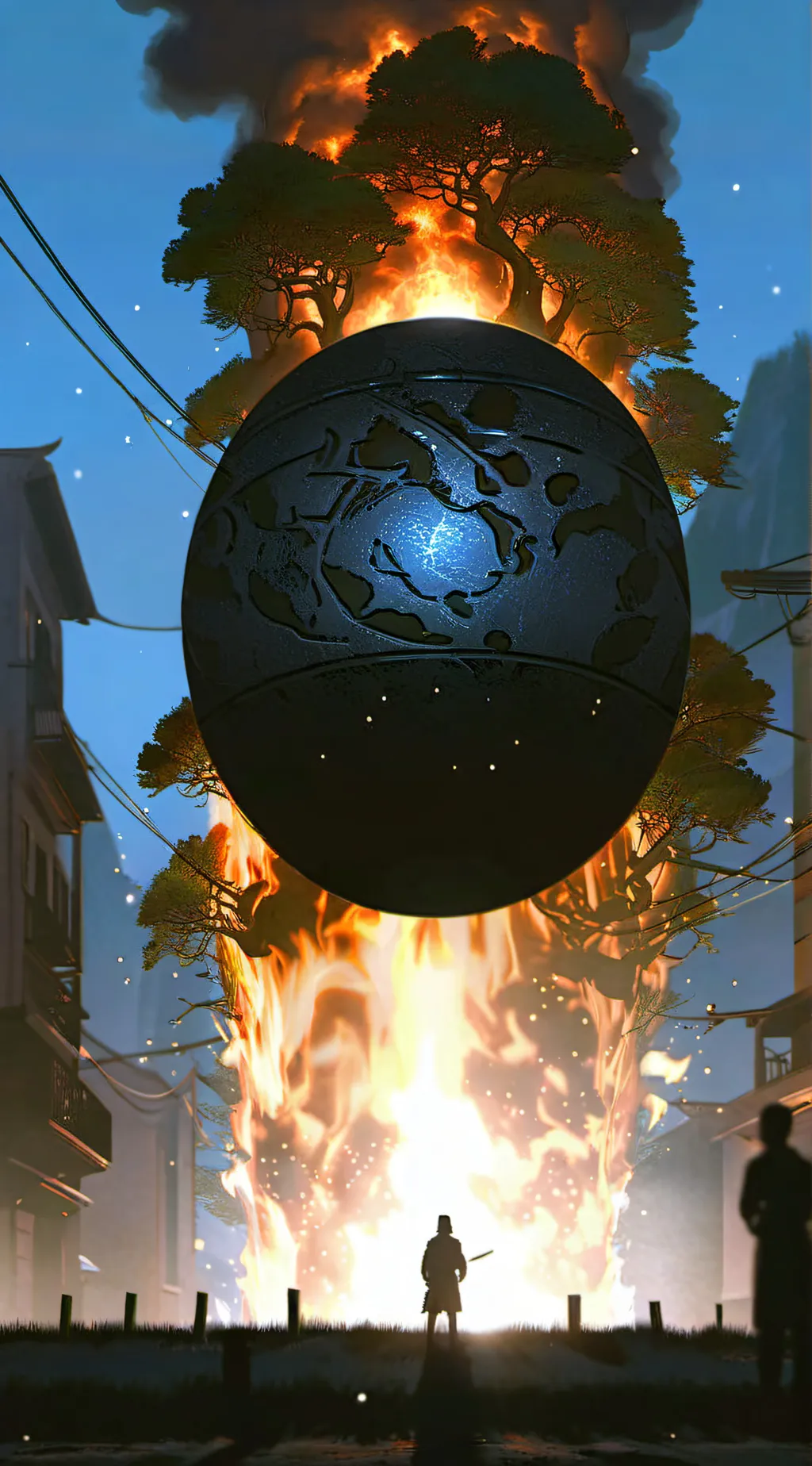 ai character: Ryoiki tenkai background