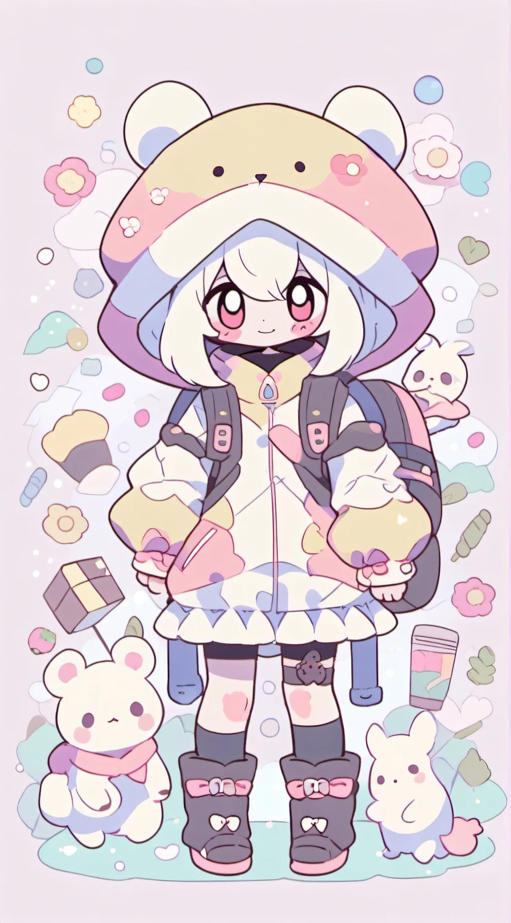 ai character: MHA simp background