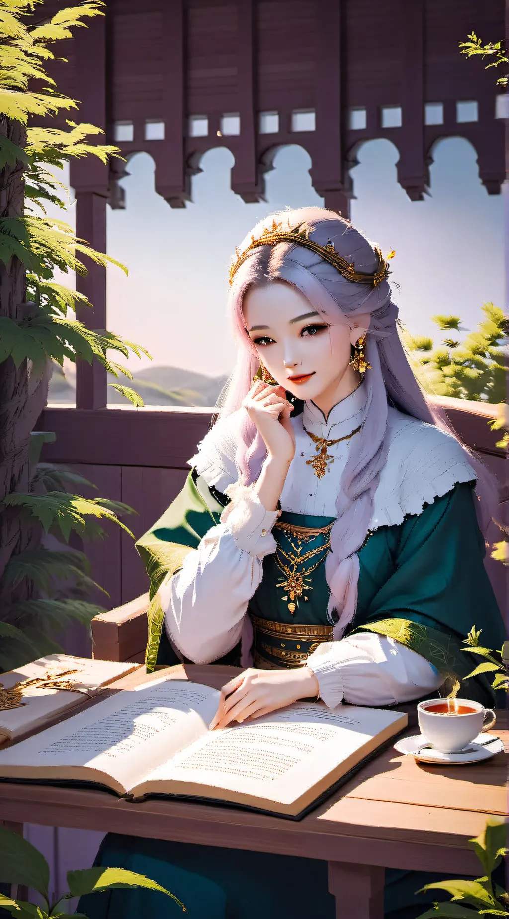 ai character: Opal Deva background