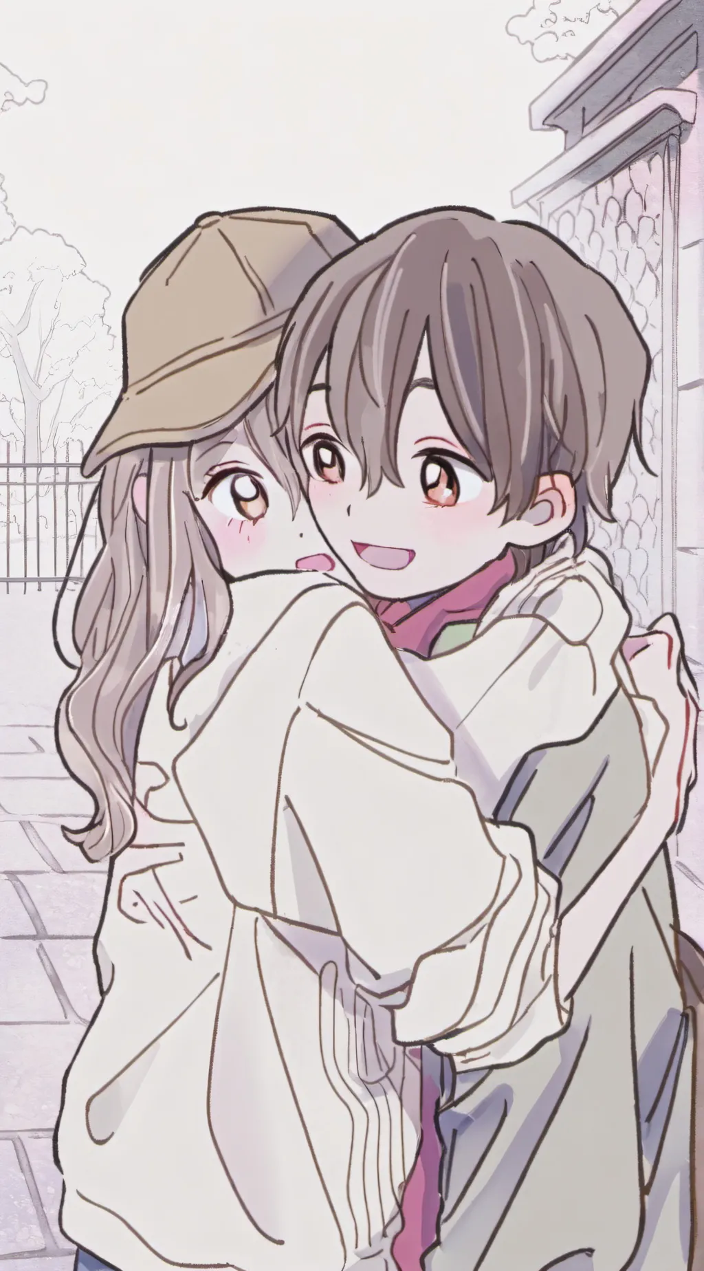 ai character: homeless hero!  background