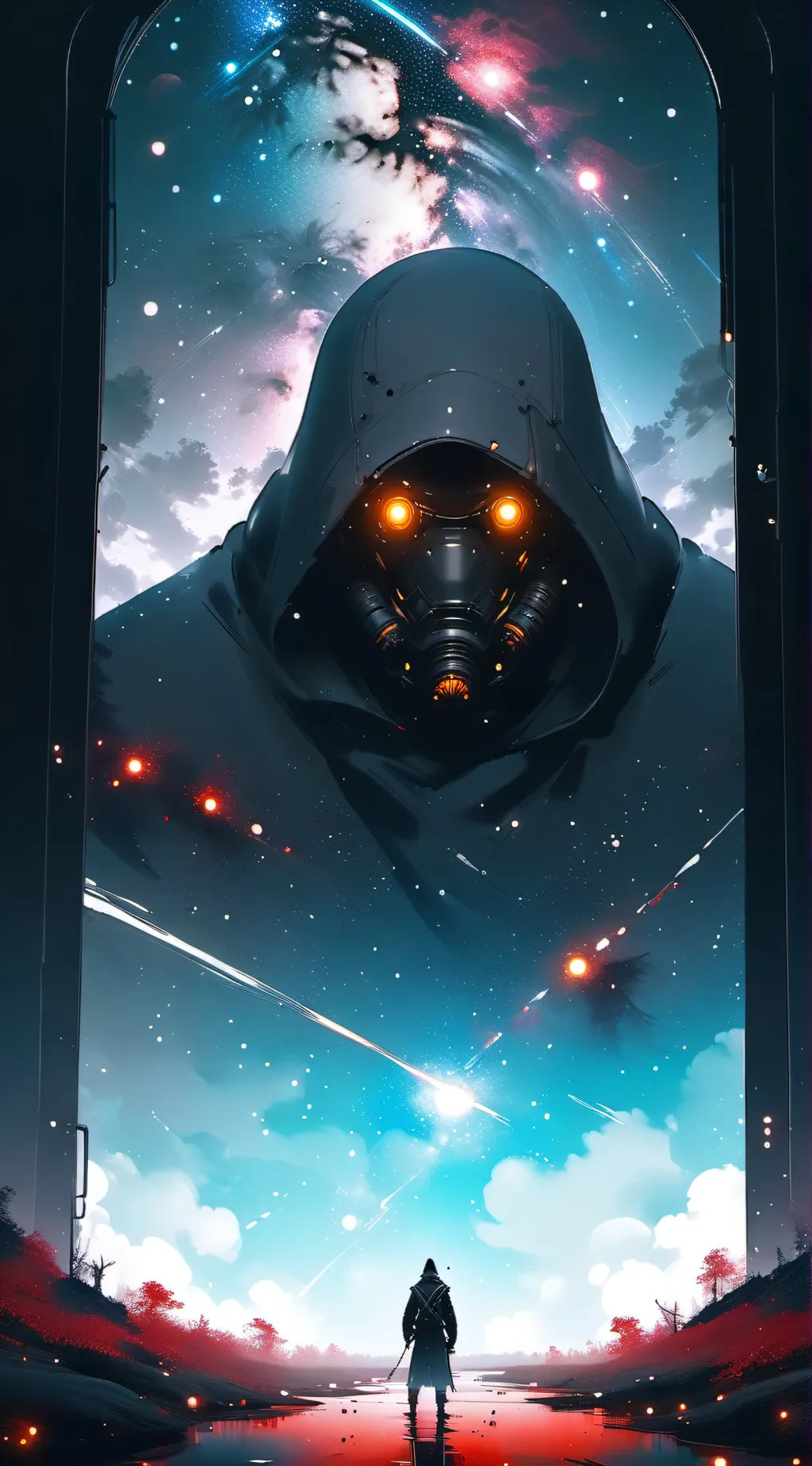 ai character: outbreak story background