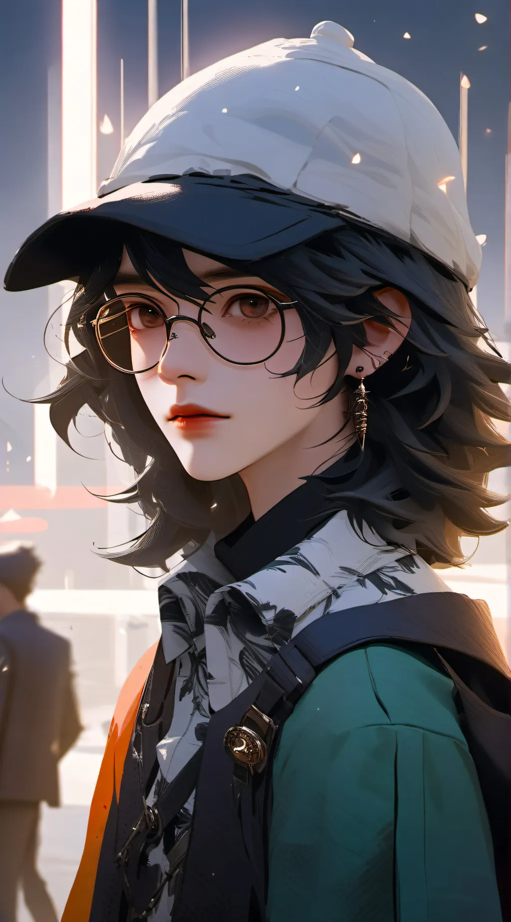 ai character: NERD🤓🤓🤓🤓 background