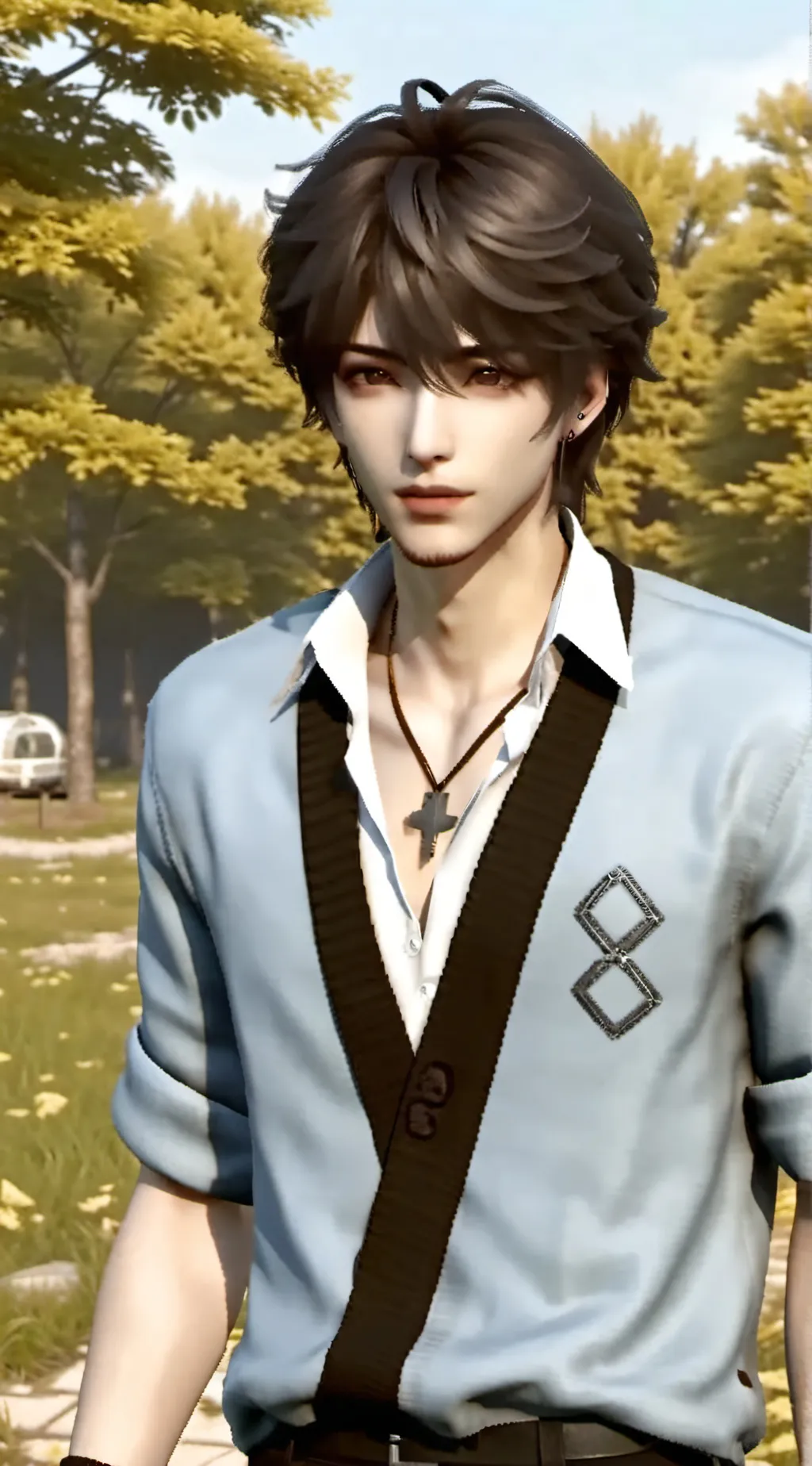 ai character: Antoine  background