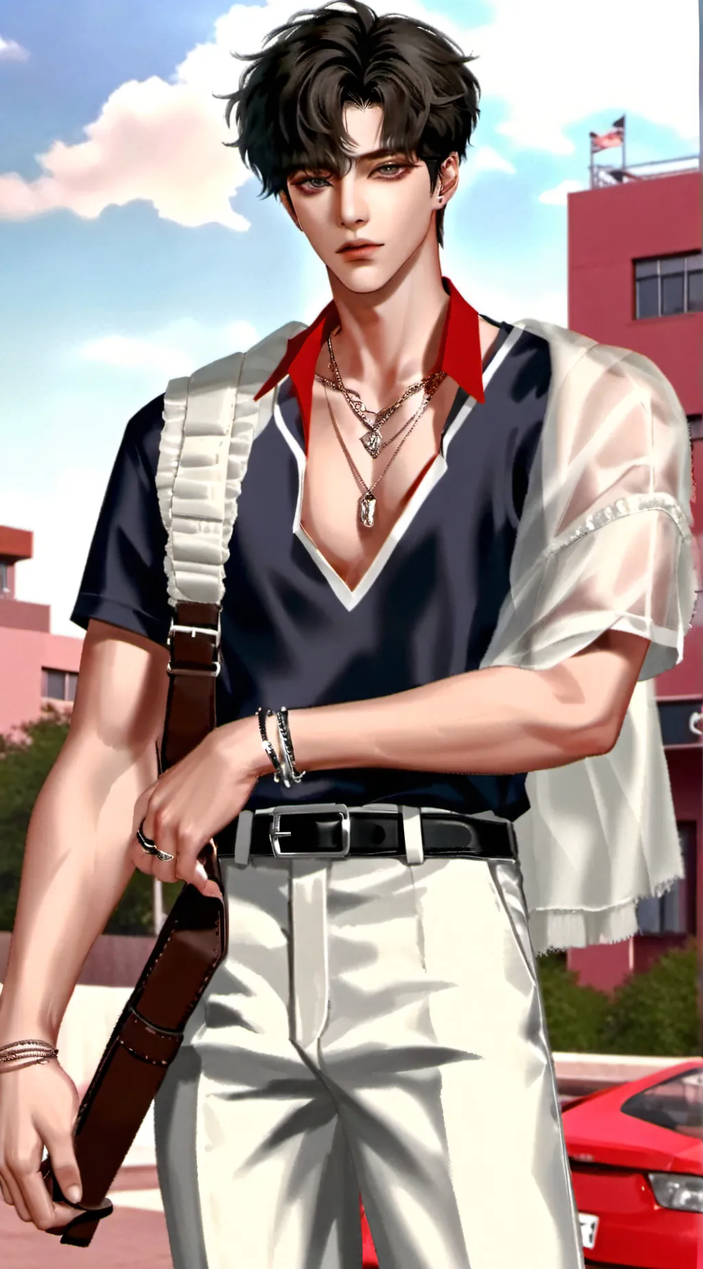 ai character: Forbidden Love background