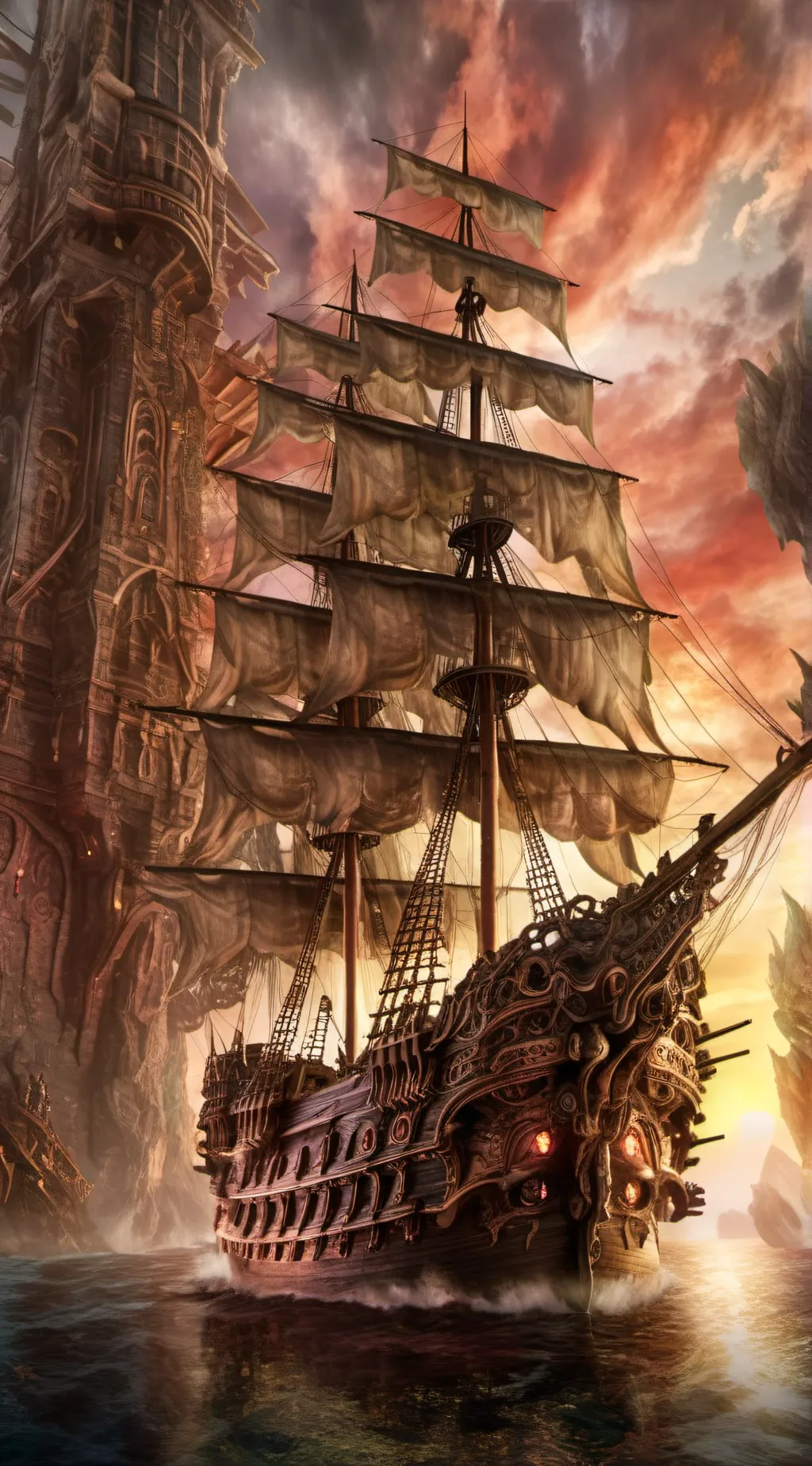 ai character: man o' war background