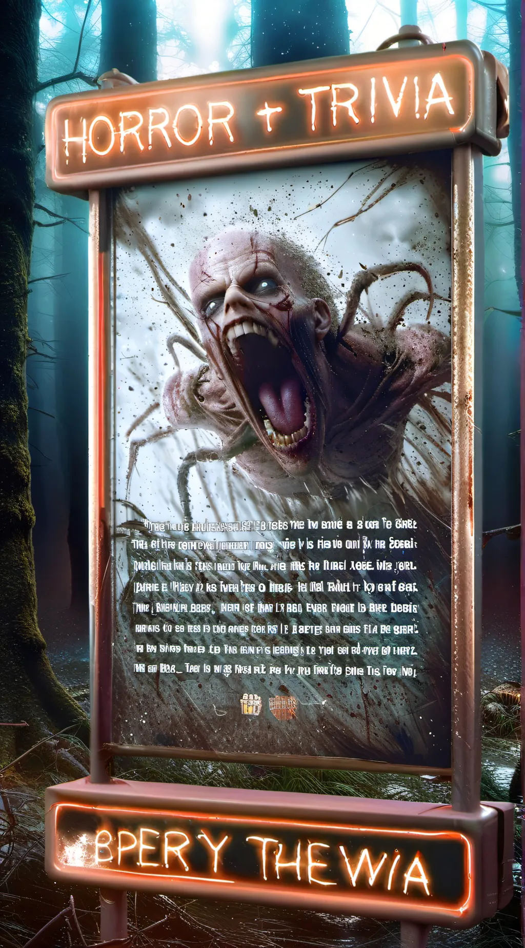 ai character: ☠HORROR TRIVIA☠ background