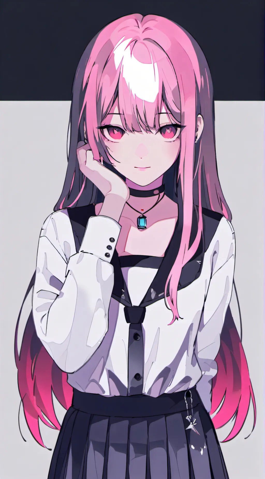 ai character: hero x villain  background