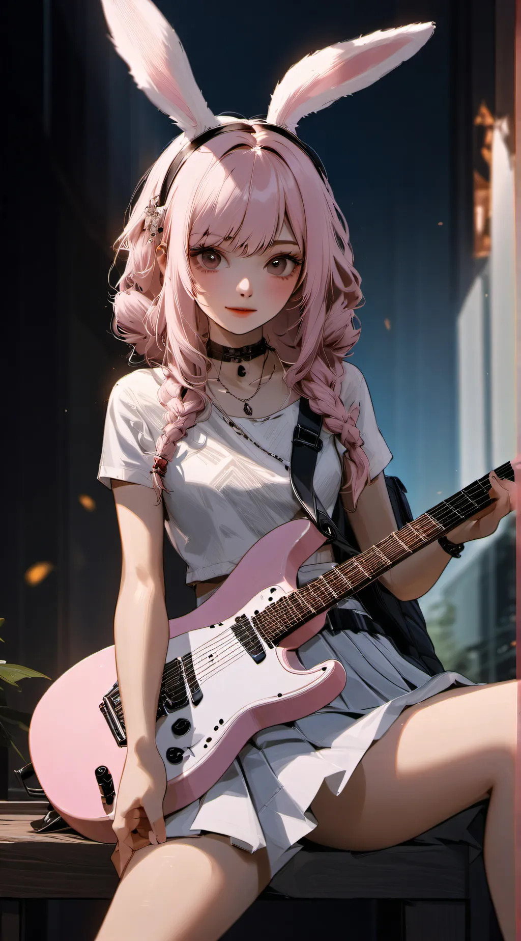 ai character: ❤💕Pinki💕❤ background