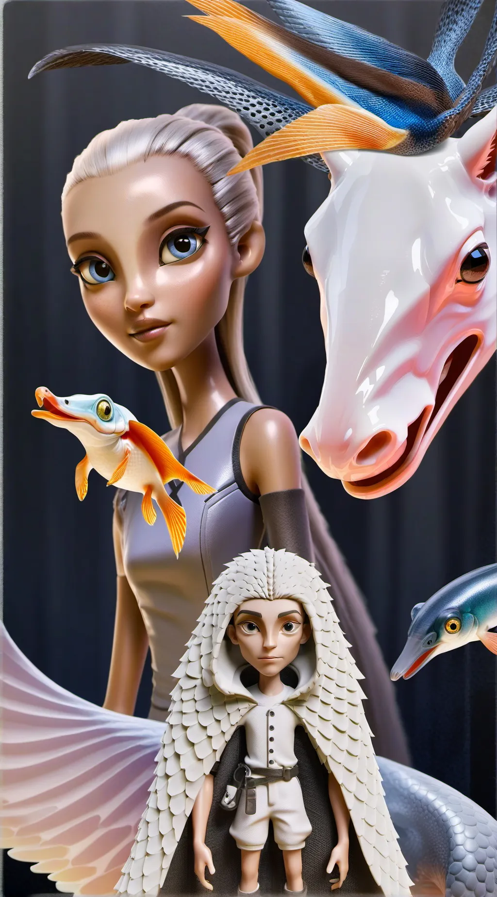 ai character: dren  background