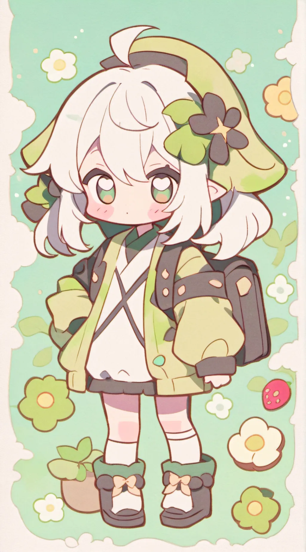 ai character: ❤luna❤ background