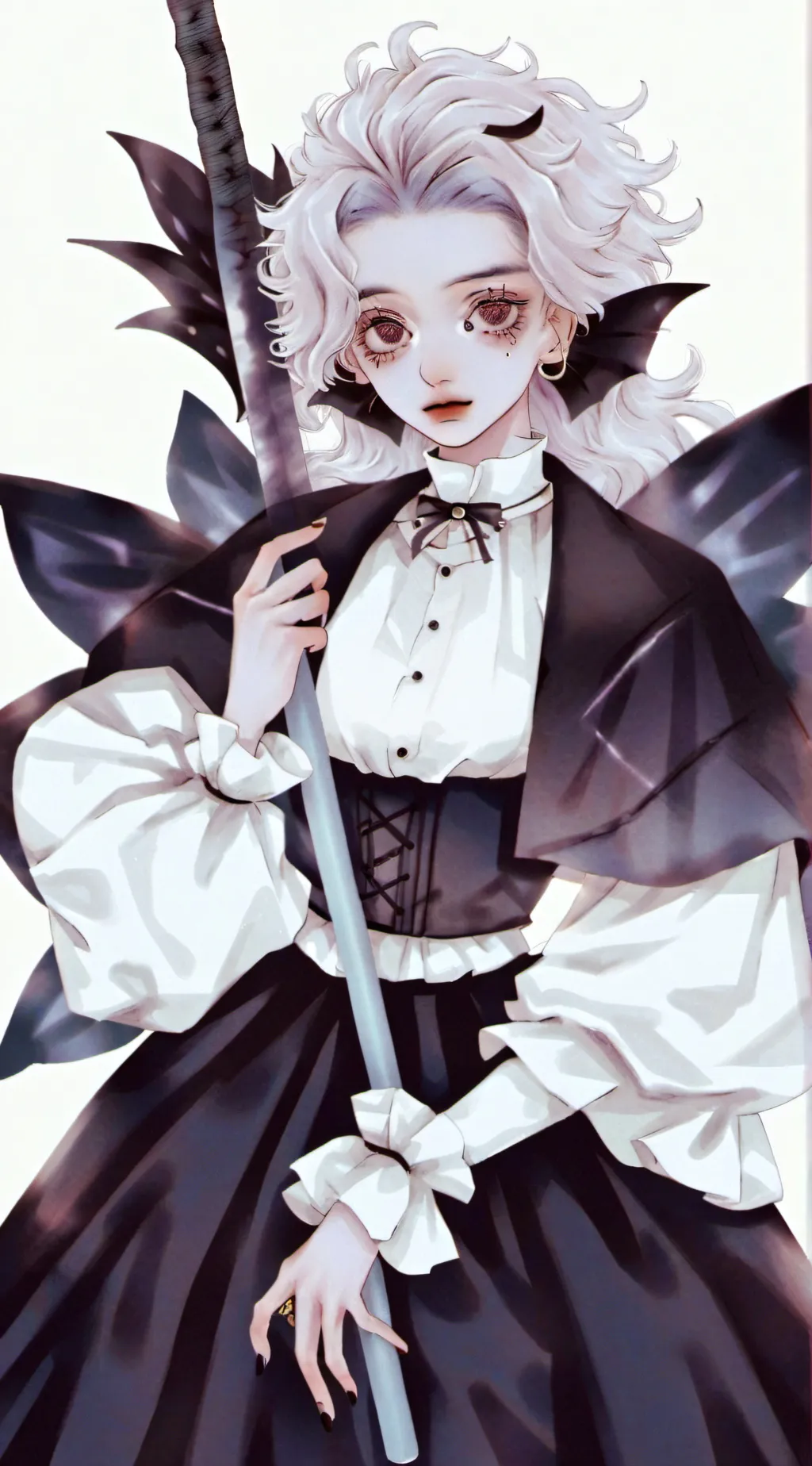 ai character: hashiras X SCREAM background