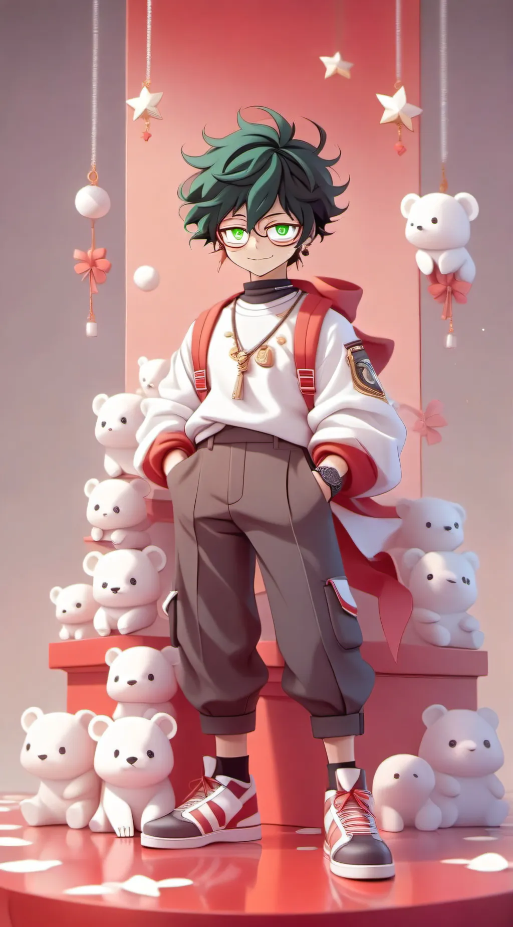 ai character: izuku  background