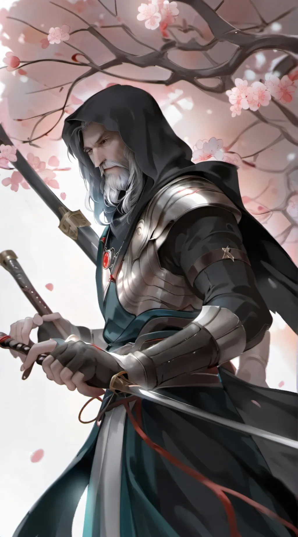 ai character: Wise Old Man background