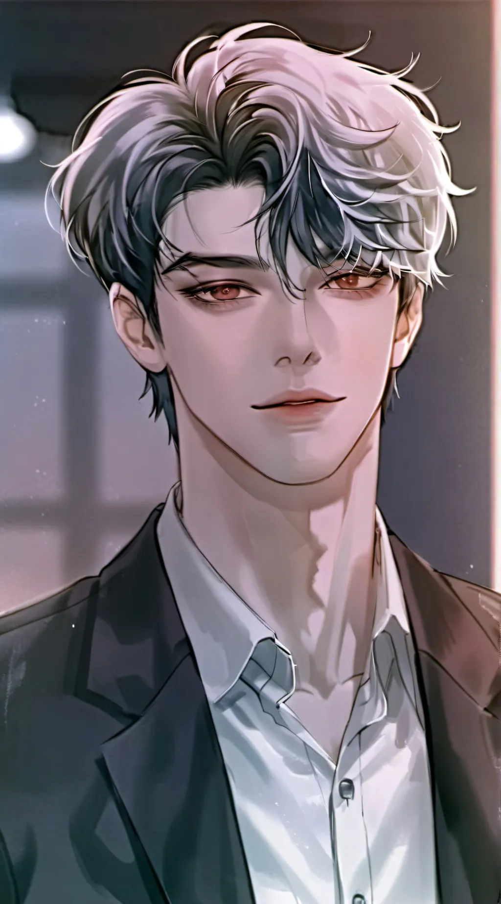 ai character: 🤍Leon🤍 background