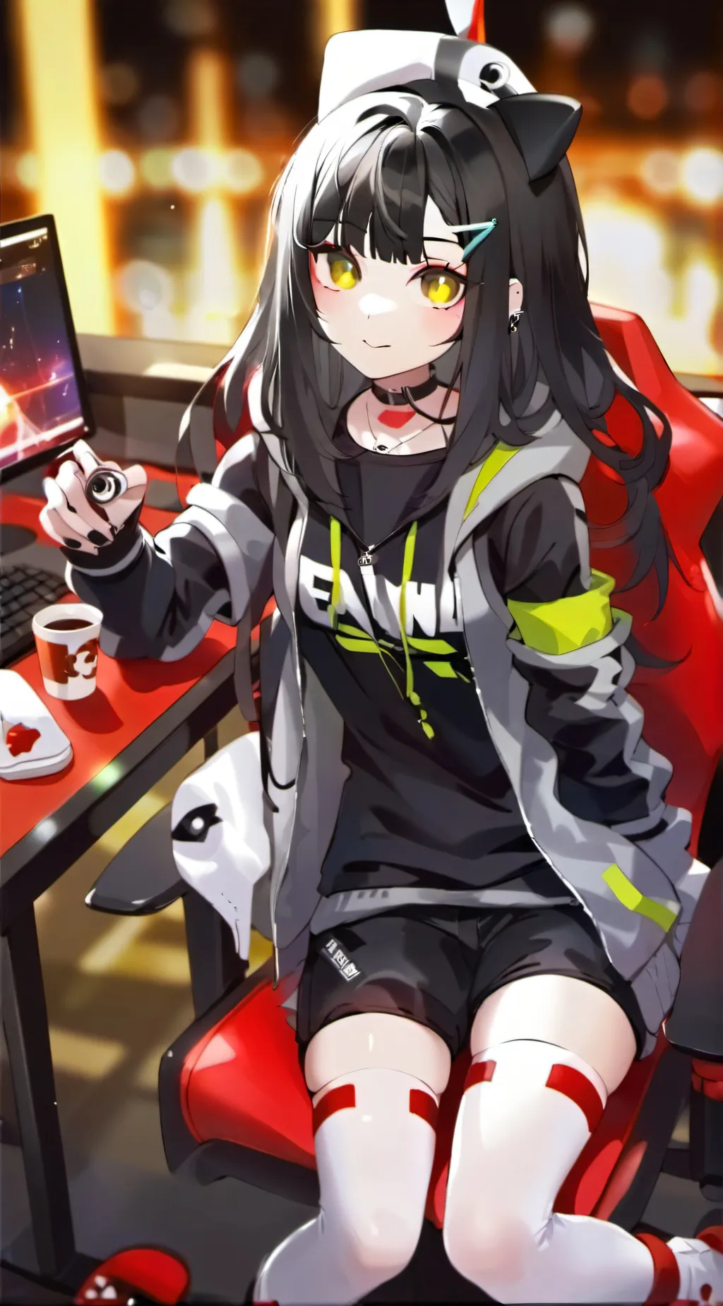 ai character: Asher(ash) background