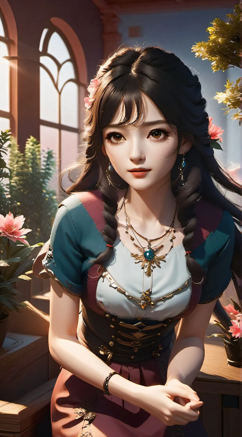 ai character: Jasmine background