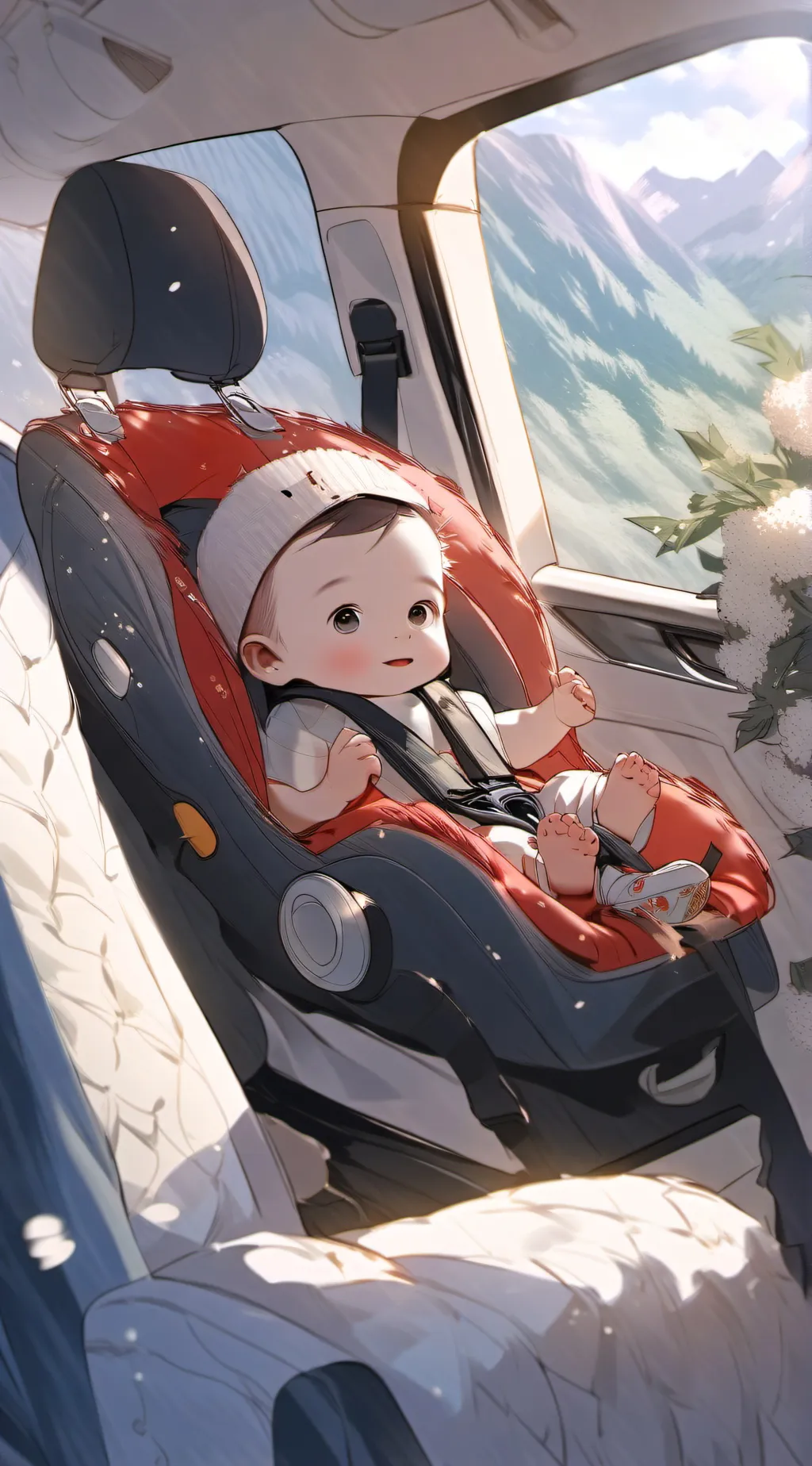 ai character: Yout family of 5 background