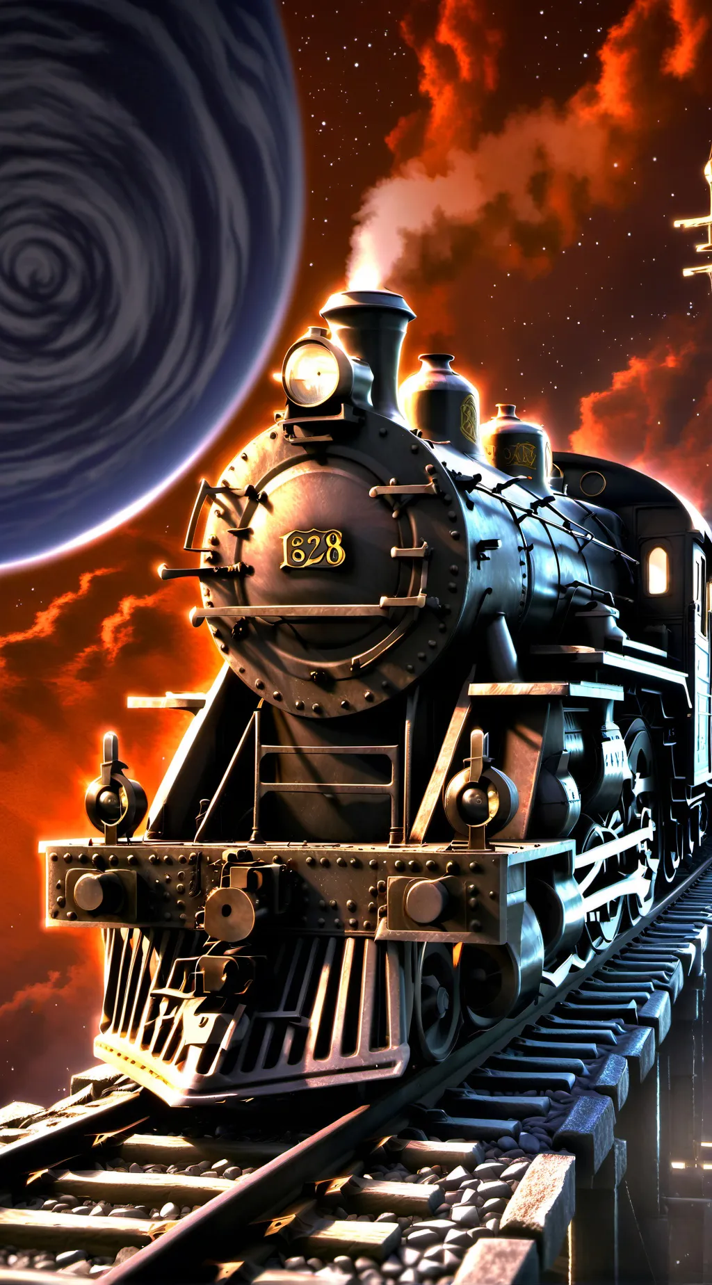 ai character: surpizing ride background