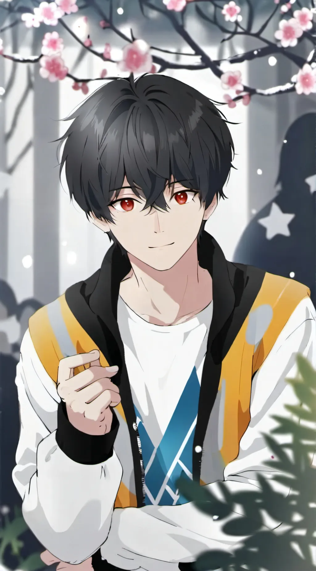 ai character: Kim <3 background