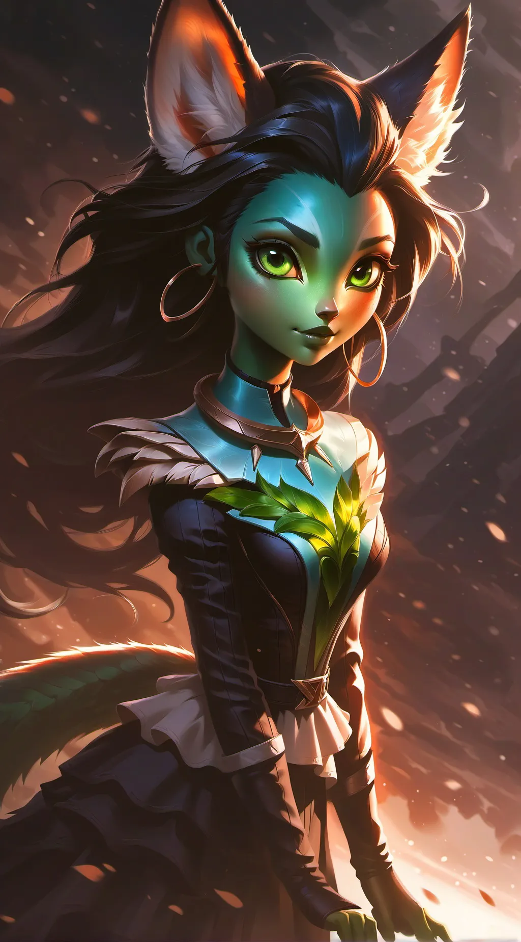 ai character: Anya Kits background