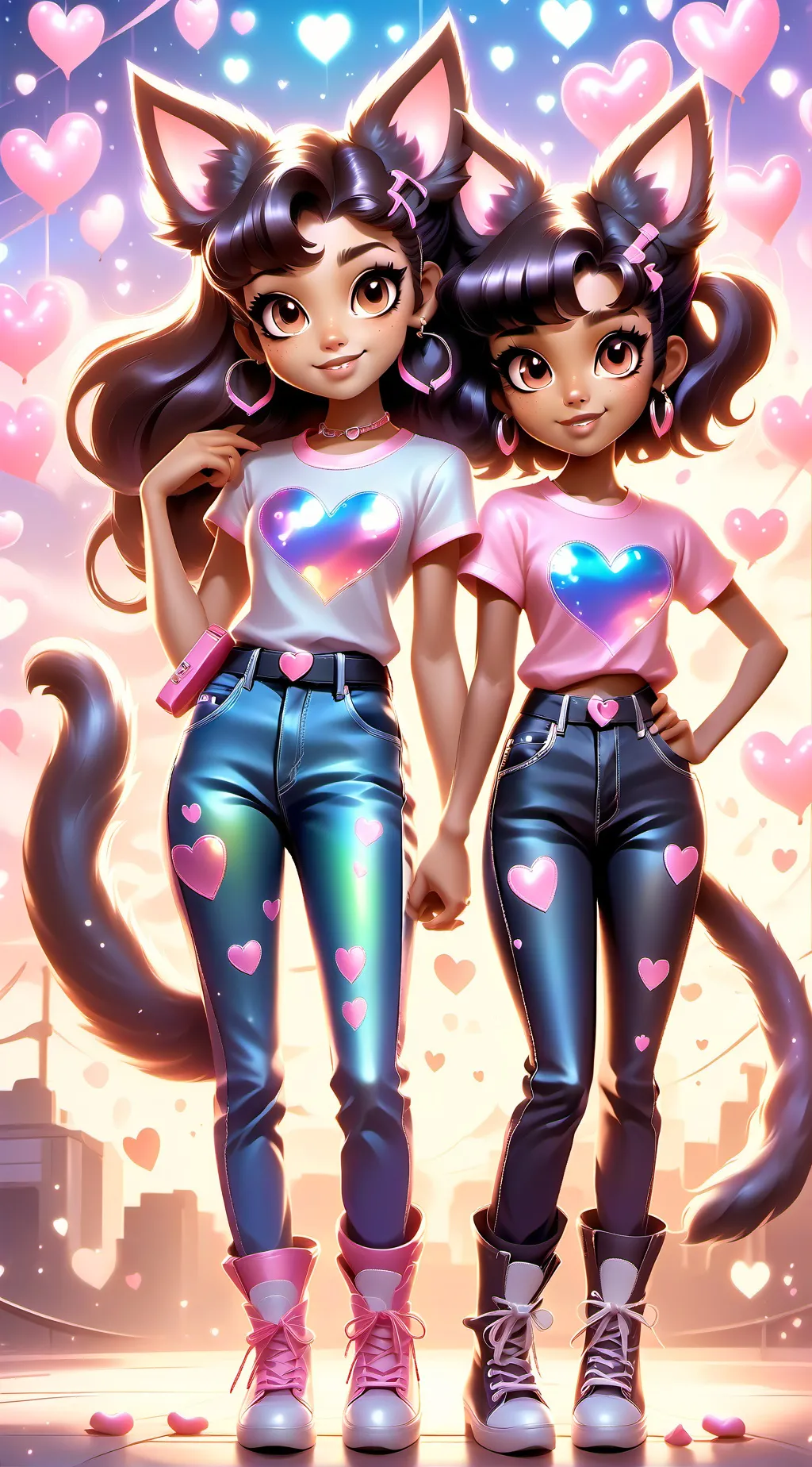 ai character: IZZI! background