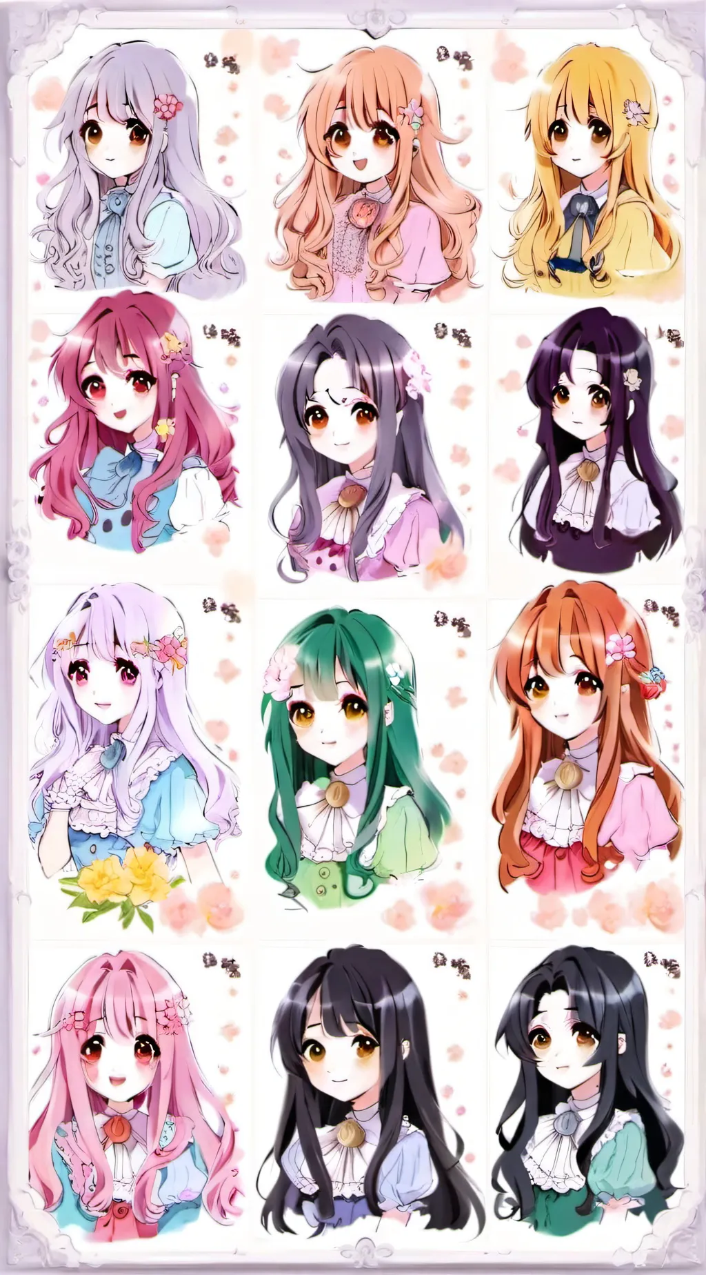 ai character: 12 Sisters background