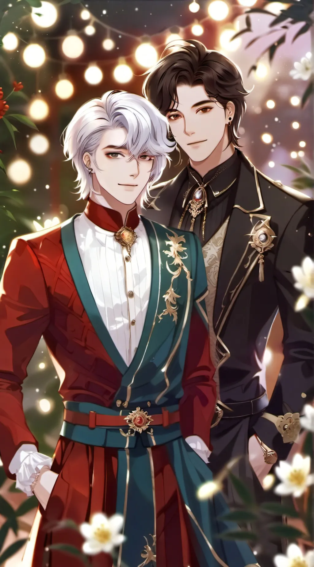 ai character: Martín y Ángel background