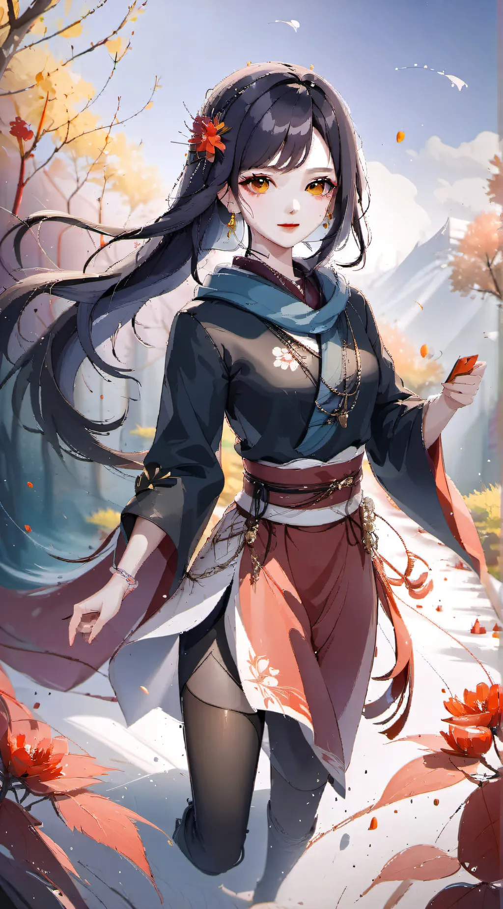 ai character: Sakura background